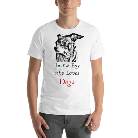 Just a Boy who Loves Dogs