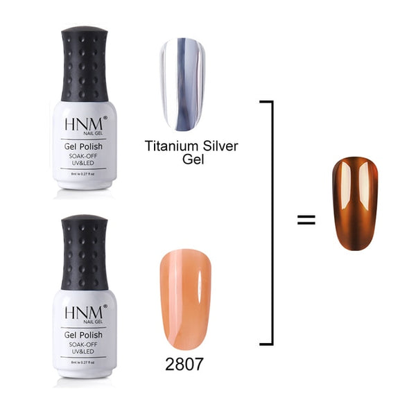 8ml Translucent Glitter Titanium