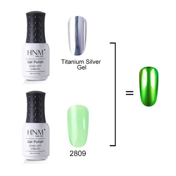 8ml Translucent Glitter Titanium