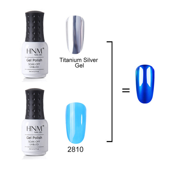8ml Translucent Glitter Titanium
